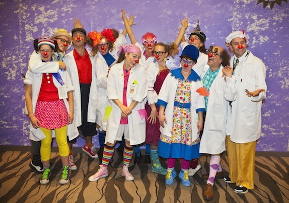 Clown Doctors are not actually ‘real’ doctors but are caring folk who are highly trained in the art of medical clowning