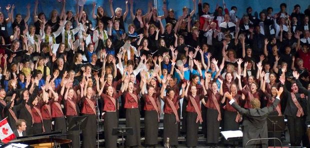 New Zealand Secondary Students' Choir  at the International Choral Kathaumixw,  2010
