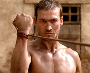 Andy Whitfield in Spartacus.
