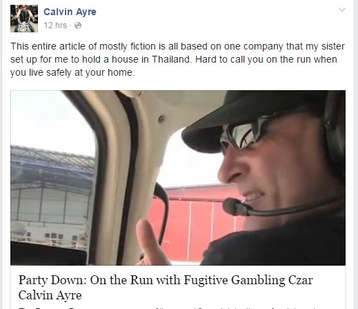 Calvin Edward Ayre has a web of offshore companies - including a trust in New Zealand.