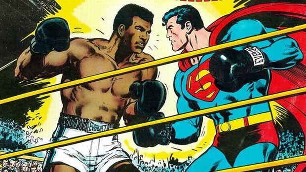 Ali vs Superman cover 