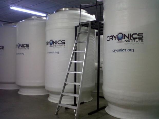 Cryonic freezing tanks 