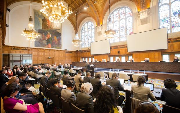 The Permanent Court of Arbitration in The Hague ruled China's claims in the South China Sea were incompatible with the international law of the sea.