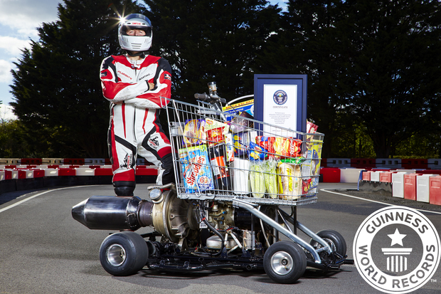 Matt McKeown - Fastest Motorised Shopping Trolley