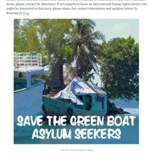 A campaign was launched to help the asylum seekers after they arrived on Yap in November 2014