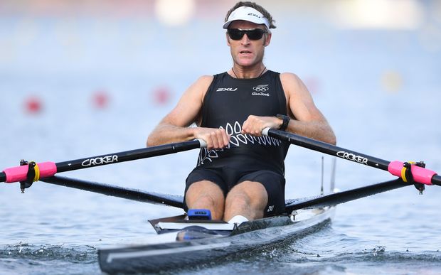 Single sculler Mahe Drysdale has secured himself a place in the final. 
