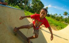 Skateboarding programme in Tonga