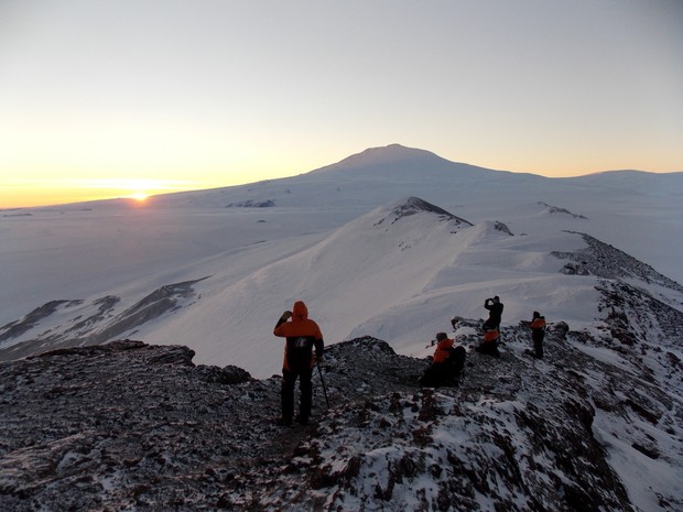 The end of summer in Antarctica.