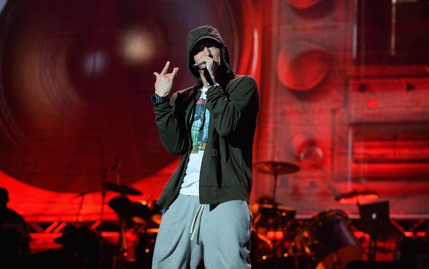 Eminem in concert in 2014