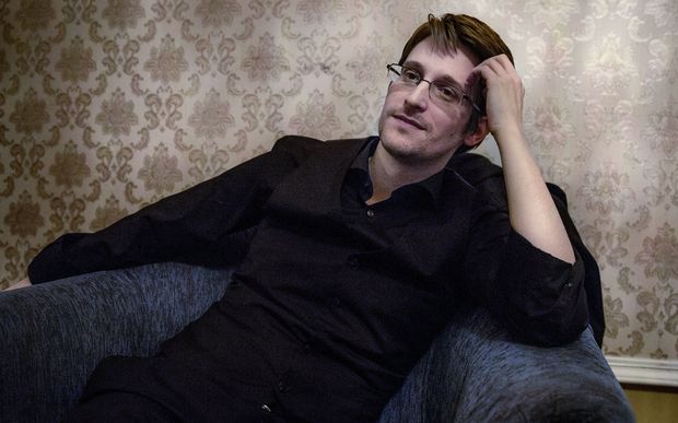 Edward Snowden in Moscow in 2015.