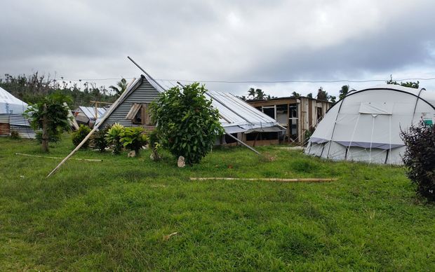 People are still living in leaky tents on Koro. 