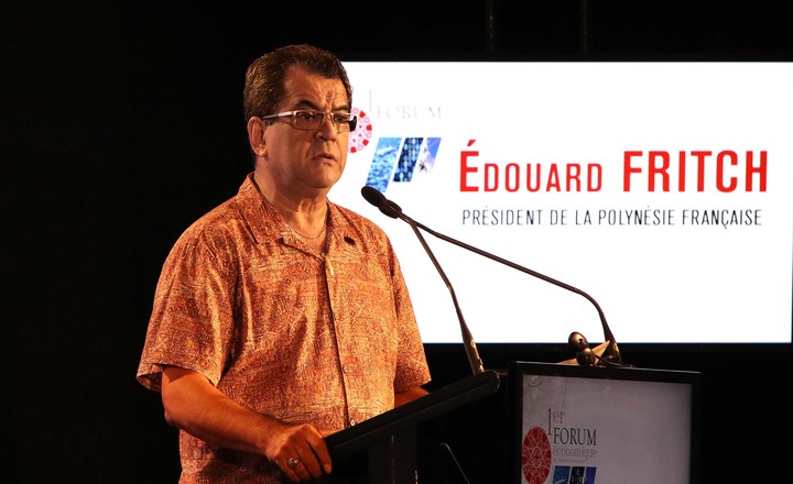 French Polynesia's president Edouard Fritch addresses inaugural Economic Forum