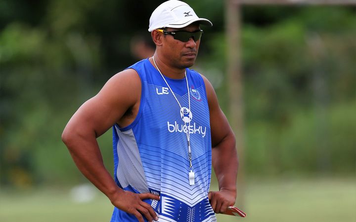 Manu Samoa head coach Namulauulu Alama Ieremia.