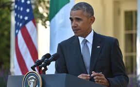 US President Barack Obama at the White House  18 October 2016.