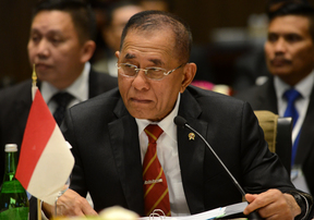 Indonesian Defence Minister Ryamizard Ryacudu. 