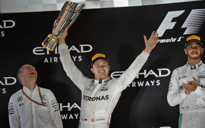 Nico Rosberg wins his maiden Formula One world title