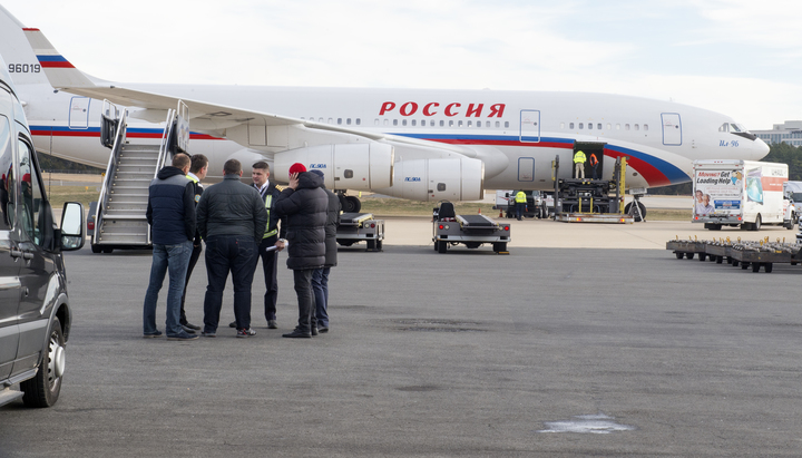 The diplomats left on a Russian aircraft on New Year's Day.