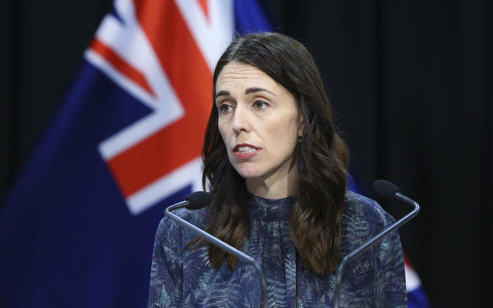 Prime Minister Jacinda Ardern speaks to media during a press conference at Parliament on April 19, 2020 in Wellington, New Zealand.