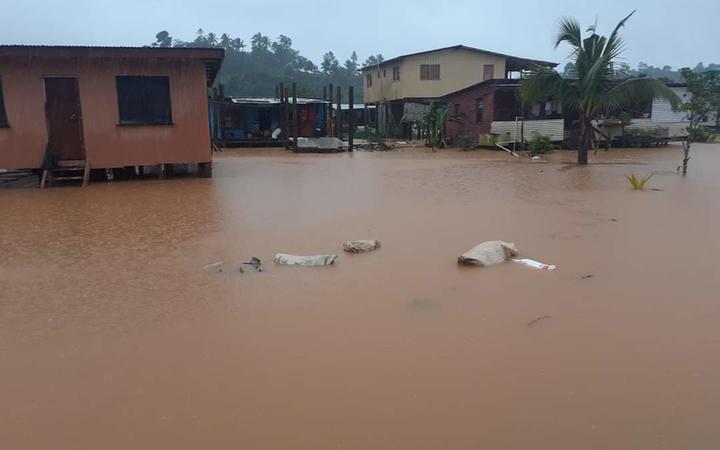 Homes along River Road in Narere.