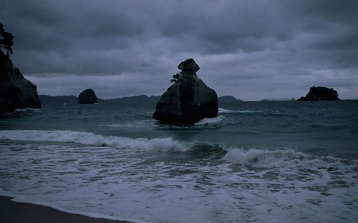 Coromandel, bad weather, rain, storm.