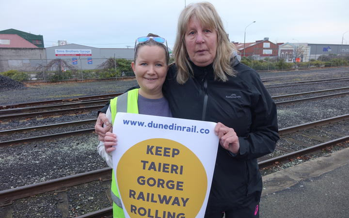 Dunedin Railways employees Courtney Kilner (left) and Judy Trevathan will be among those who lose their jobs next week.