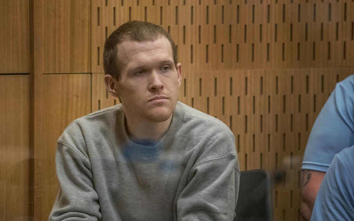 Sentencing for Brenton Tarrant on 51 murder, 40 attempted murder and one terrorism charge.  PHOTO: JOHN KIRK-ANDERSON