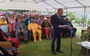 Mark Brown is sworn in as the new Prime Minister of the Cook Islands 