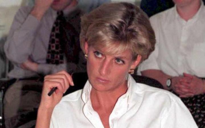 Princess Diana in Angola in 1997.
