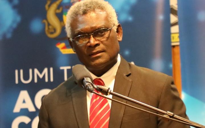 Solomon Islands prime minister Manasseh Sogavare.