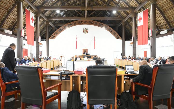 The Tonga Parliament in session.