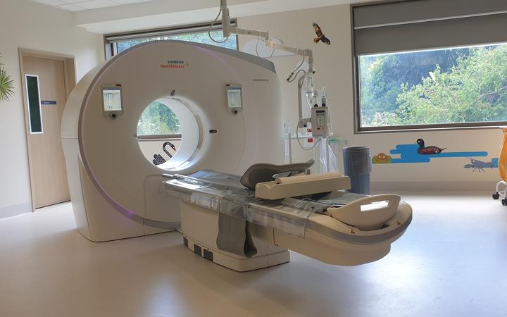 CT scan machine at Christchurch Hospital Waipapa.