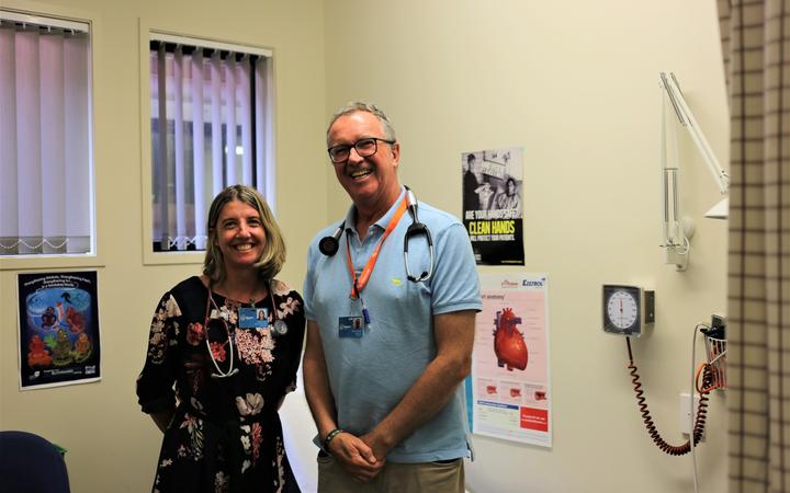 Cardiology nurse practitioner Tracy Low, left, and Hauora Tairāwhiti head of cardiology Gerry Devlin.