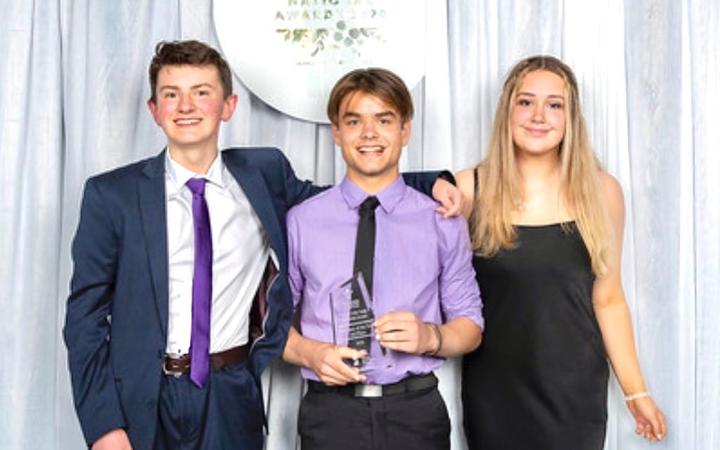 Robert Donohoe, Alex Livingstone and Abby Green of Abalro