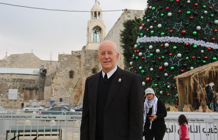 Brother Peter Bray, Manger Square, Bethlehem