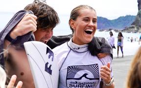 NZ Womens Surf Champ 2021 Saffi Vette