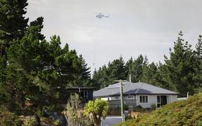 Fire and Emergency crews respond to a blaze at Pines Beach, near Kaiapoi north of Christchurch, on 25 January.