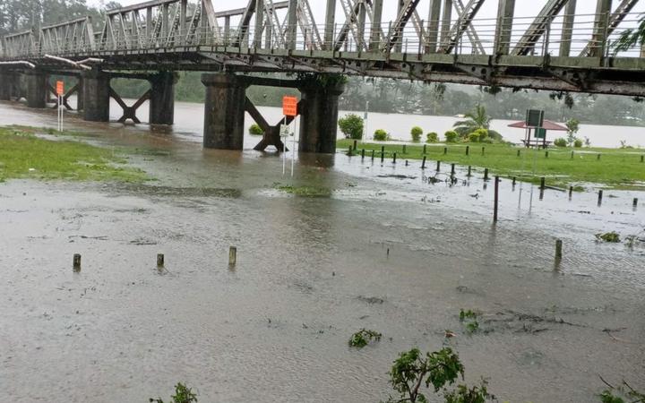 Rewa River burst its banks during Cyclone Ana