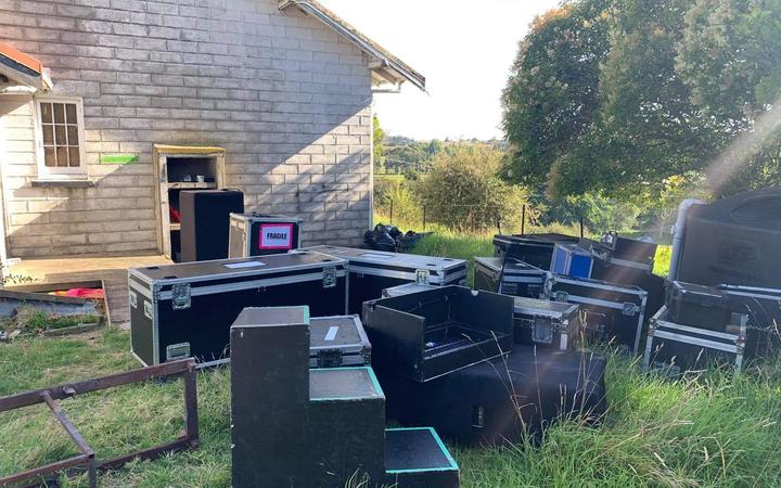 Munroes band equipment found