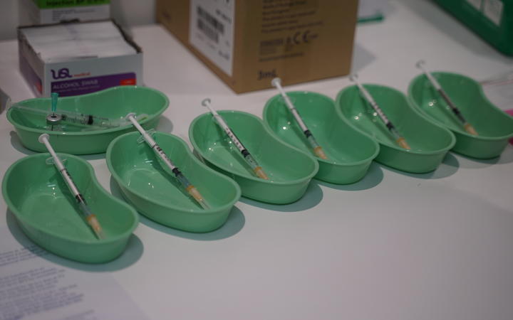 NZ's first Covid-19 vaccinations ready to be administered.