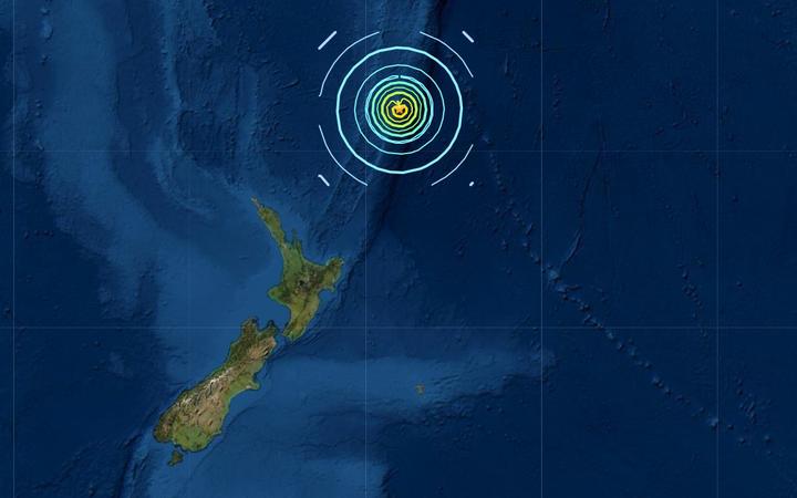 A 7.4 quake struck near the Kermadec Islands