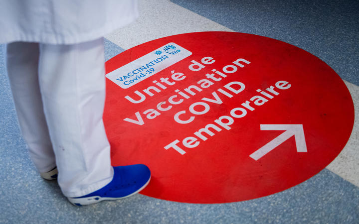 The Gaston-Bourret Hospital Center dispenses Covid-19 vaccine injections in Noumea. New Caledonia, Noumea, February 17, 2021 