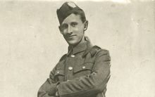 William Manson in uniform of London Scottish Regiment