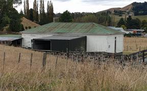 The woolshed-classroom for agriculture students from the primary-secondary school in Taihape. 