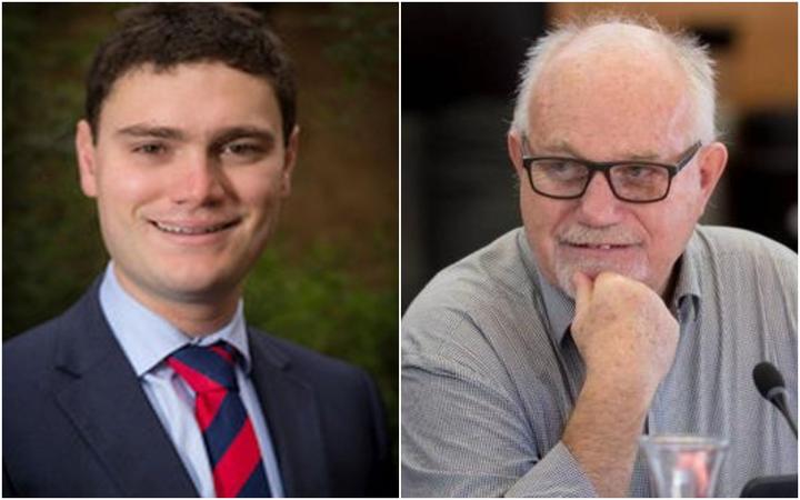 Taxpayers' Union spokesperson Jordan Williams and Hamilton City Councillor, Dave Macpherson.