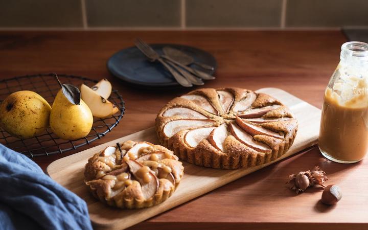Pear & Hazelnut Frangipane Tart