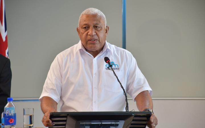 Fiji's Prime Minister Frank Bainimarama.