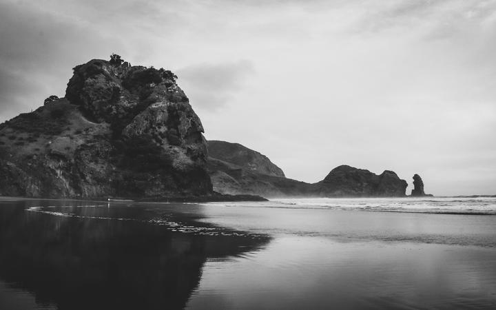 Piha, west of Auckland.