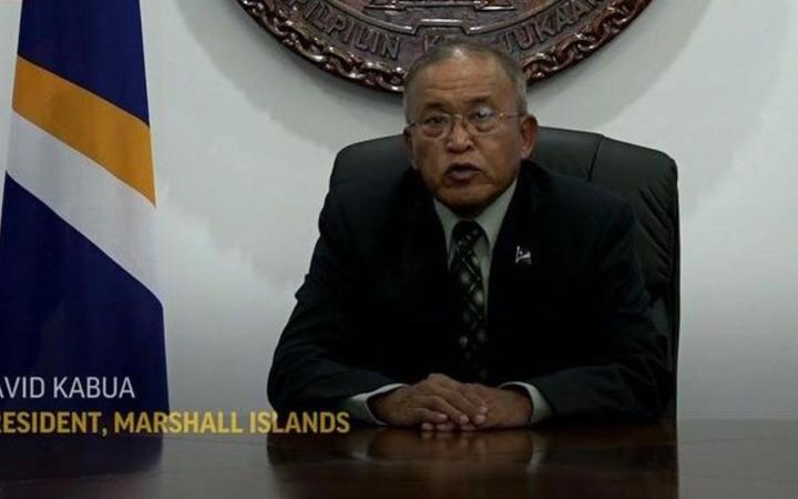 Marshall Islands President David Kabua