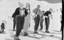 Group of Skiiers on Ruapehu in 1958 