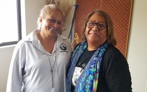 Nurse Frances Whaanga-Tuhi (left) and community health worker Diane Chapman hope self swab tests for cervical cancer will remove the barriers for some Māori women to getting the test.

